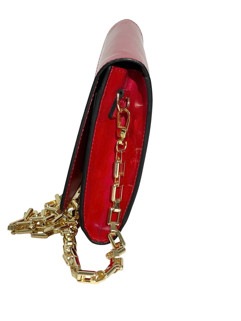 ❤️ Red Chain Shoulder / Crossbody Bag ❤️ - Picture 10 of 13